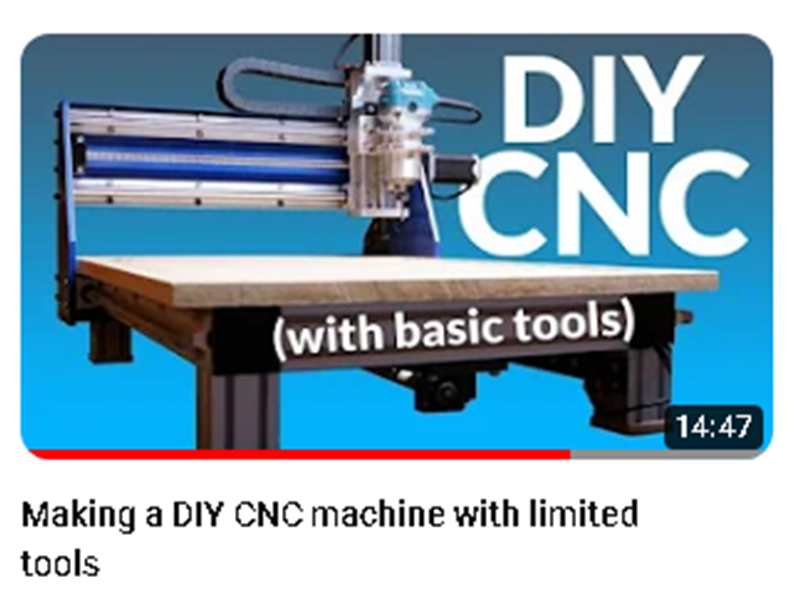 diy cnc with basic tools