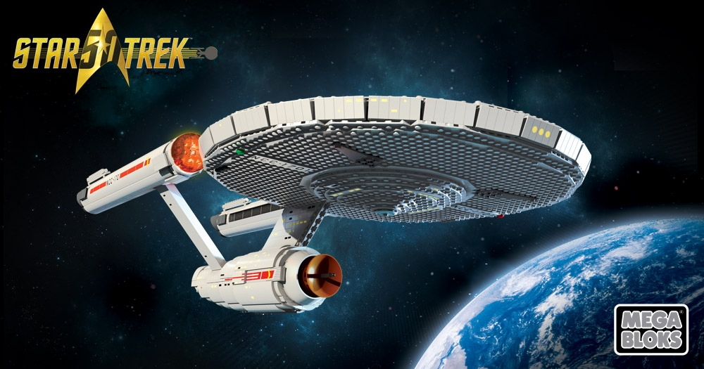 lego mega blok star trek enterprise