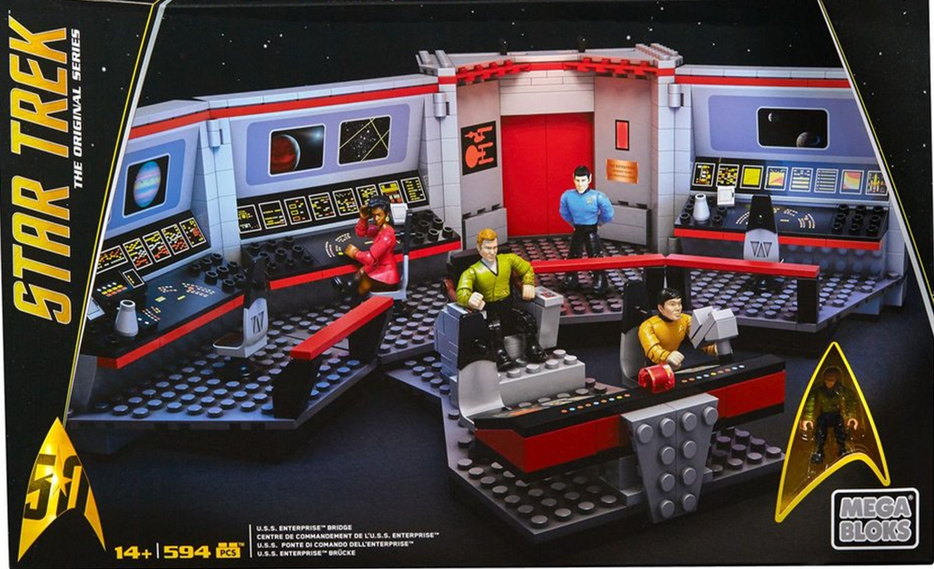 lego mega blok star trek enterprise bridge