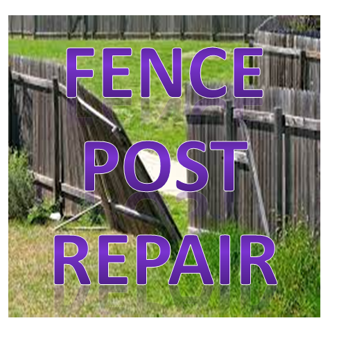 diy fence post repair