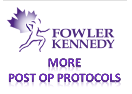 fowler kennedy physio post op protocols