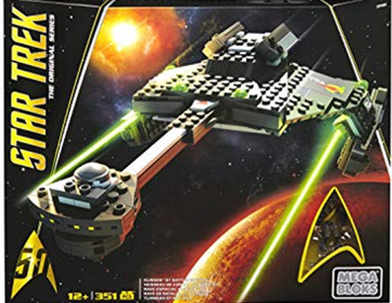 lego mega blok star trek klingon cruiser