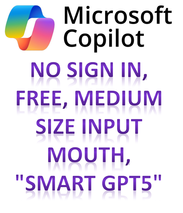 online free ai microsoft copilot gpt 5 no sign up