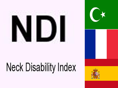 neck disability index ndi questionnarire