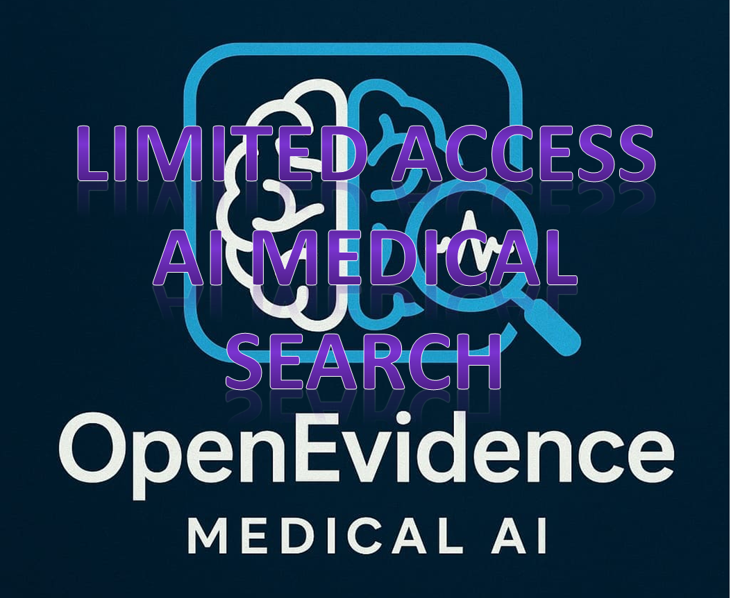 open evidence ai medical search app limited access