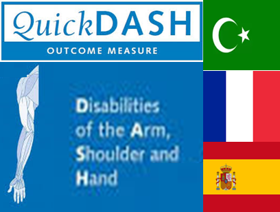 quick dash disability arm shoulder hand questionnarire