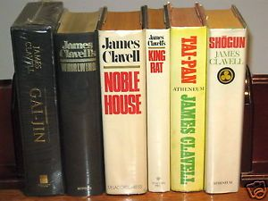 The Asian Saga by James Clavell is King Rat  Tai-Pan   Shogun   Noble House   Whirlwind   Gai-Jin