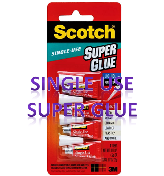 single use super glue
