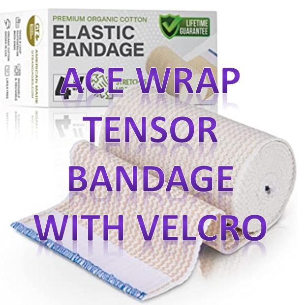 ACE wrap tensor bandage with Velcro