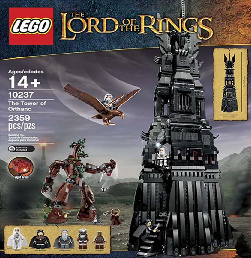 lego lord of the rings tower of orthanc